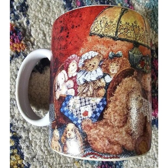 LANG AND WISE COLLECTIBLES ALL DOLLED UP MUG CUP VINTAGE 1998 ANNA KRAJEWSKI #6 - Picture 2 of 5